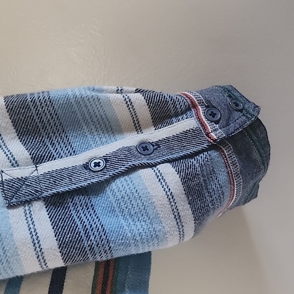 We The Free Willowa Hoodie Chambray Combo Oversized Size Medium - Picture 10 of 16